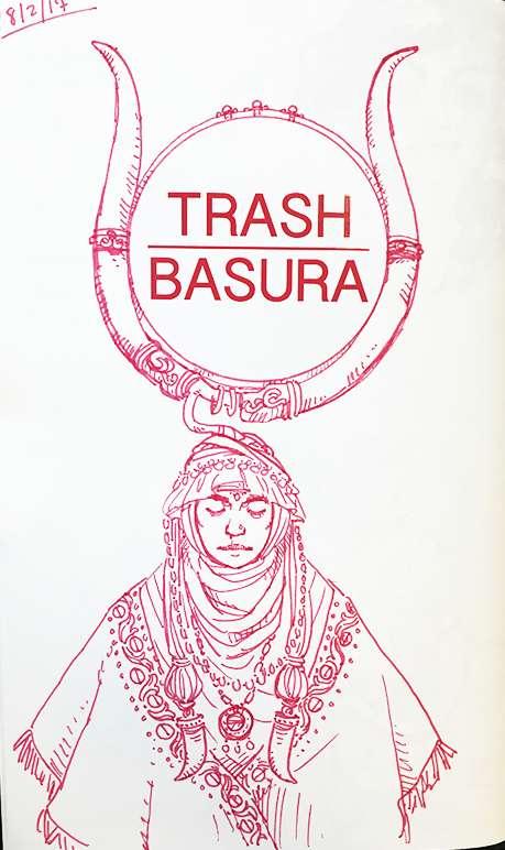 Sketchbook Pages - TRASH/BASURA