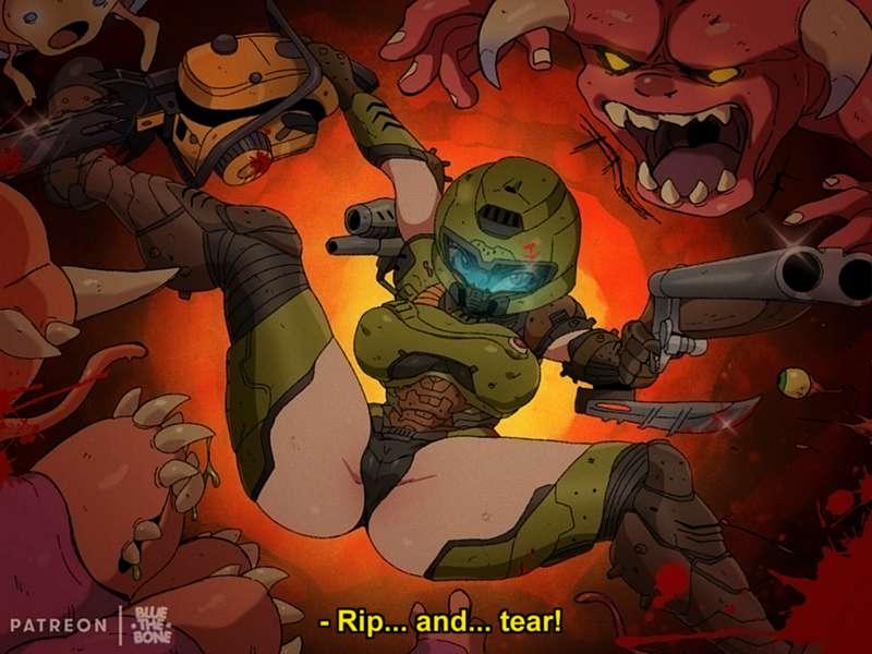 [POLL WINNER] Doom Gal // 8 ALTERNATE VERSIONS