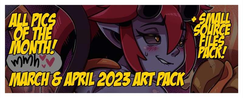 MARCH & APRIL 2023 ART PACK + PSD PACK
