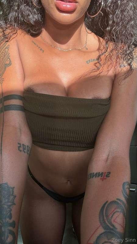 Almost popping out 😘