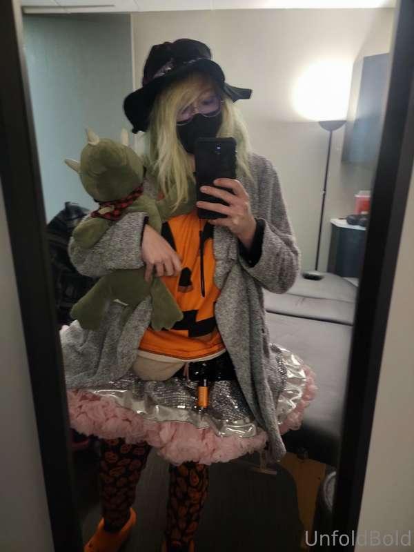 Halloween outfit at physical therapy