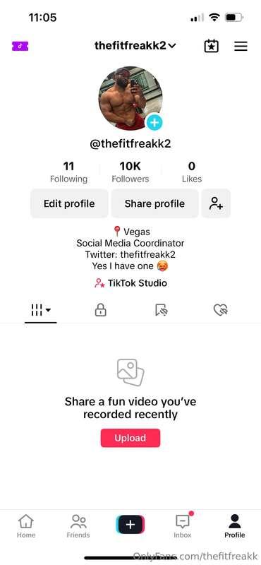 Go follow my new Tik Tok @thefitfreakk2