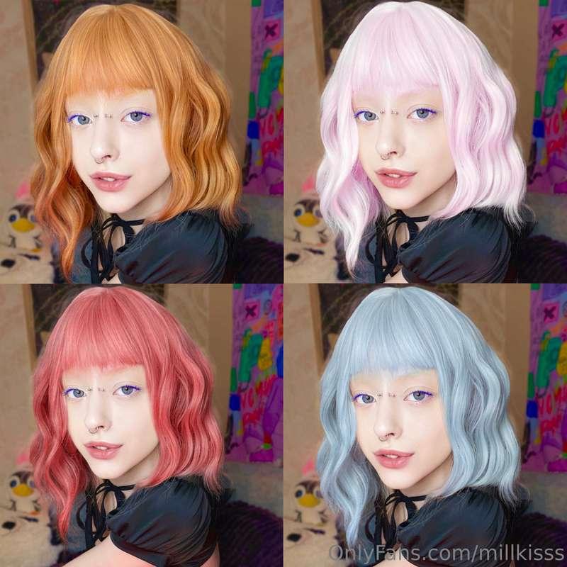 Which hair colour suits me best? ❤️‍🔥💖💙 choose the color you..