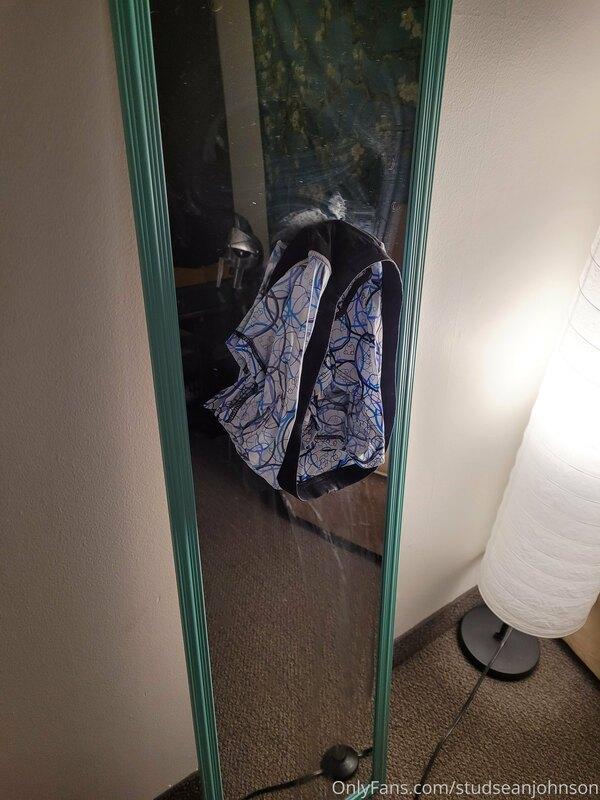 Found my underwear stuck to the mirror today. Definitely a s..