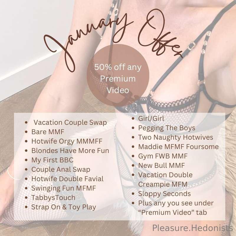 ‼️ DON'T FORGET ‼️All our Premium Videos are 50% off for the..