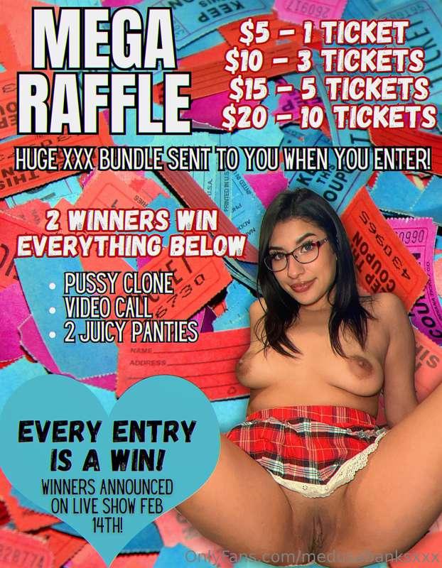 ❌CAMPAIGN CLOSED❌ 🎁𝐌𝐄𝐆𝐀𝐀𝐀 𝐑𝐀𝐅𝐅𝐋𝐄𝐄𝐄𝐄🎁 2 WINNERS CHOSEN FEB 14..