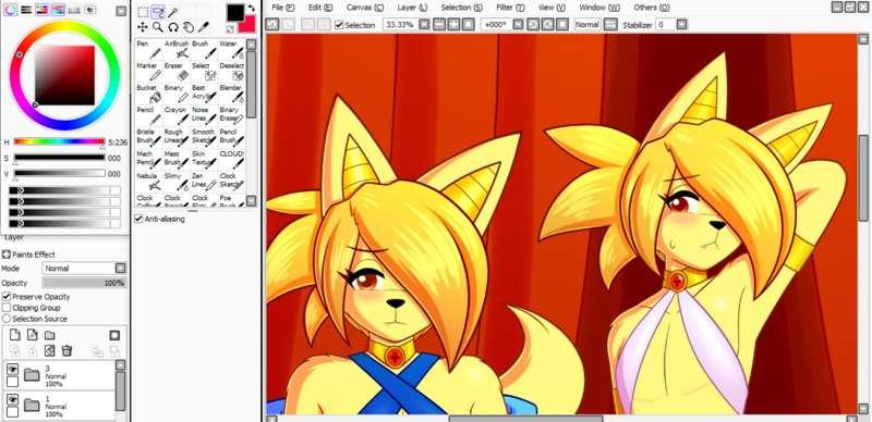 Seth's Stylish Wardrobe Tryout (SAI PaintTool File)