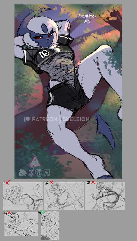 Aug: Absol 2021 (Sketch Preview)