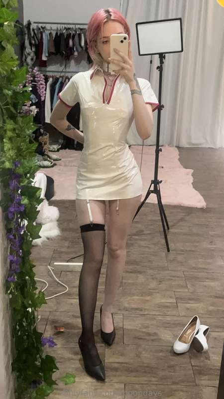 With or without stockings?