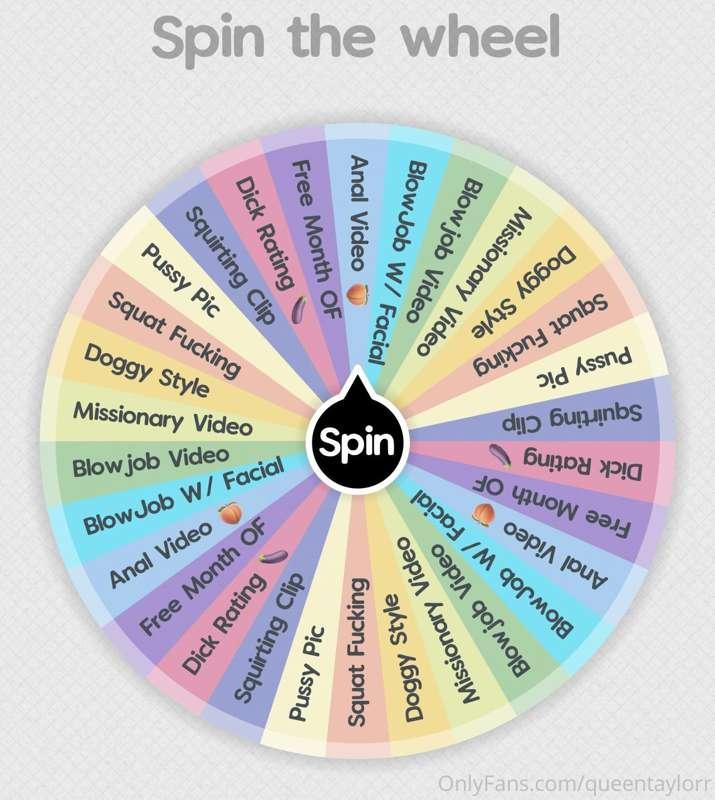🎃October Spin the wheel🎃 Tip $15 for a single spin, or tip $..