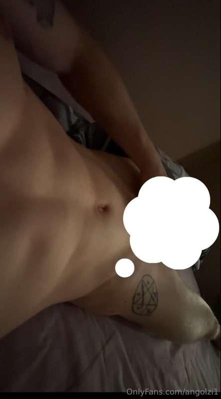 A great way to wake up is to slap abs with my dick