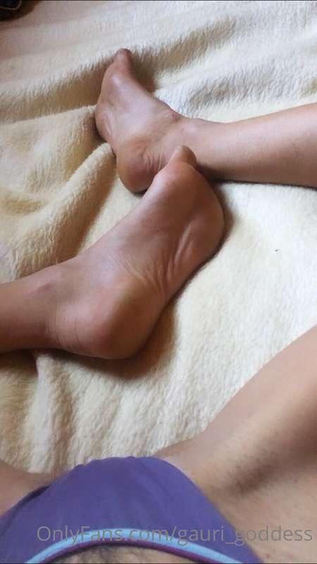 After long walk…