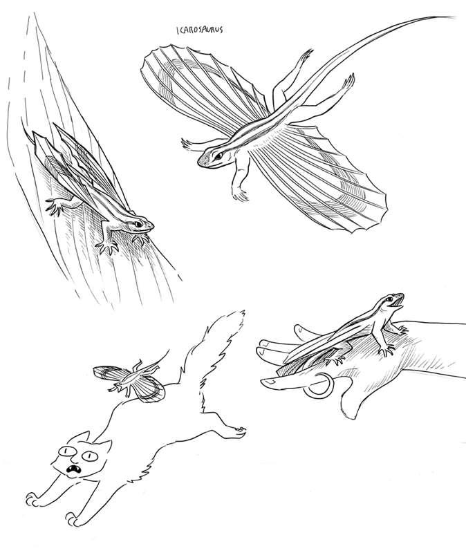 Extinct Creatures-- Icarosaurus