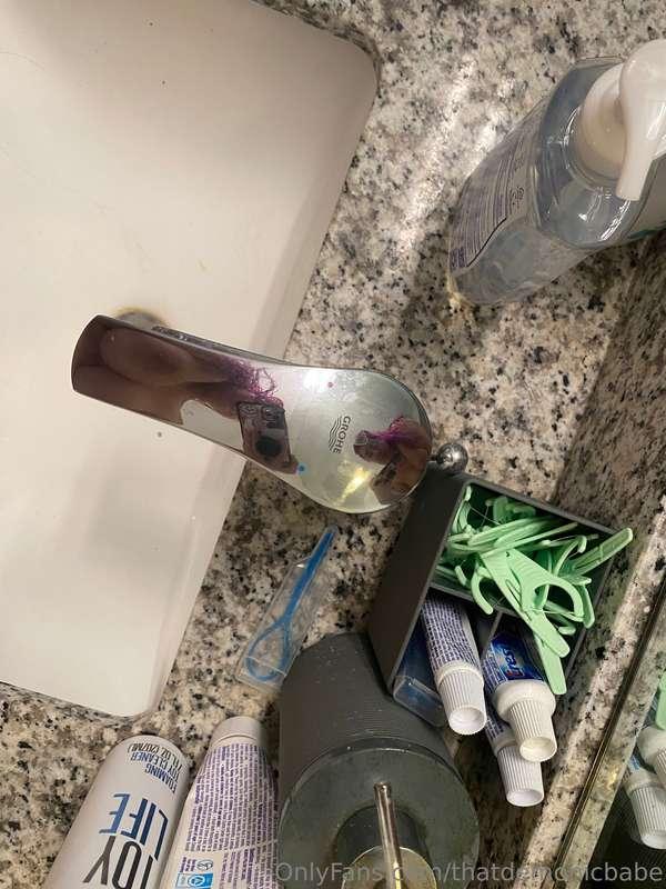 Anyone notice anything interesting about my sink? 😉