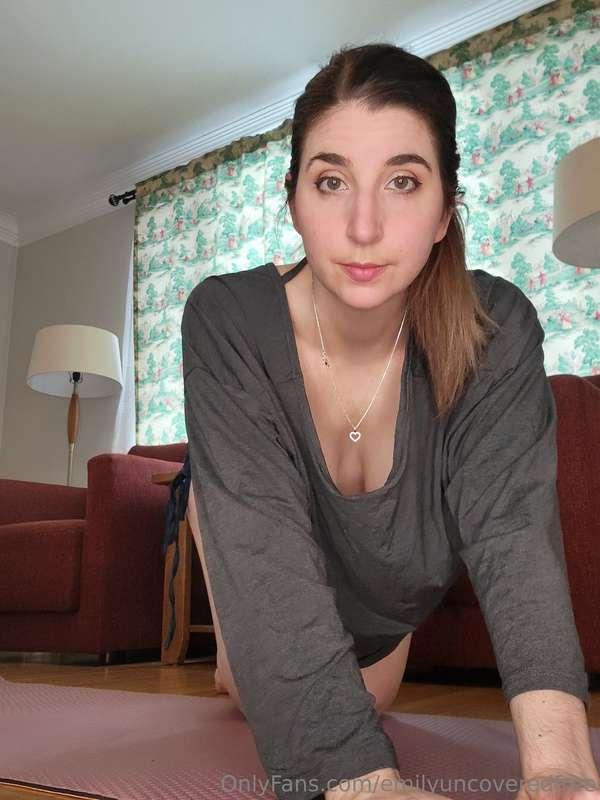 Don't forget to stretch! I'm very inflexible so it's taking ..