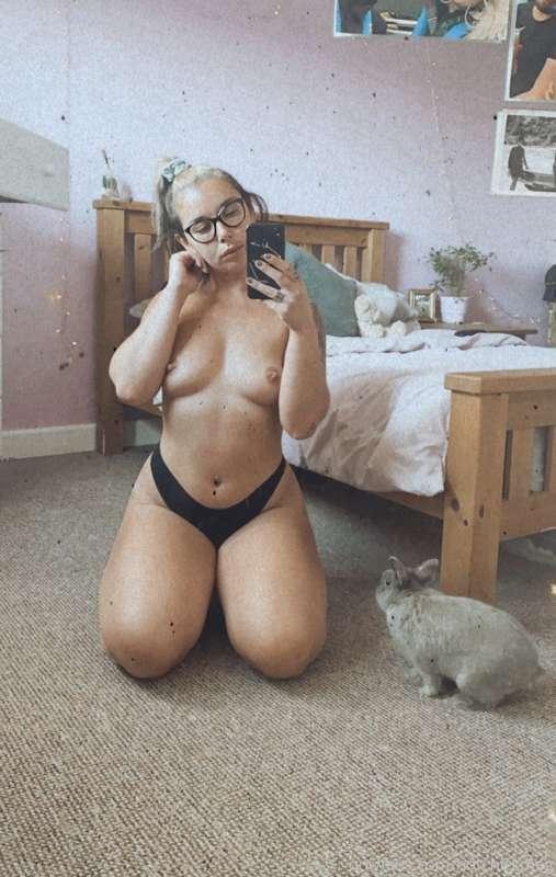 she be cute but he be cuter 🐰🐰🐰