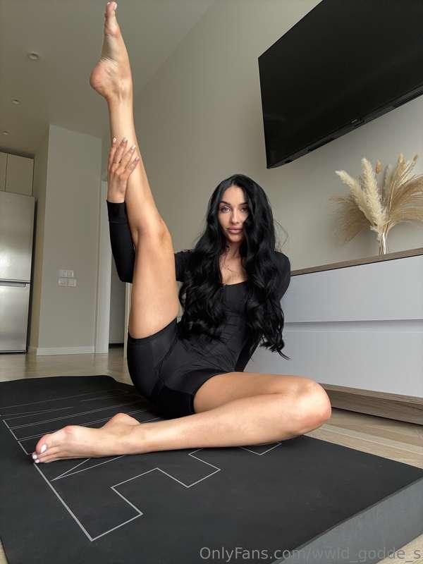 Took some time today to stretch... I love this moment - the ..
