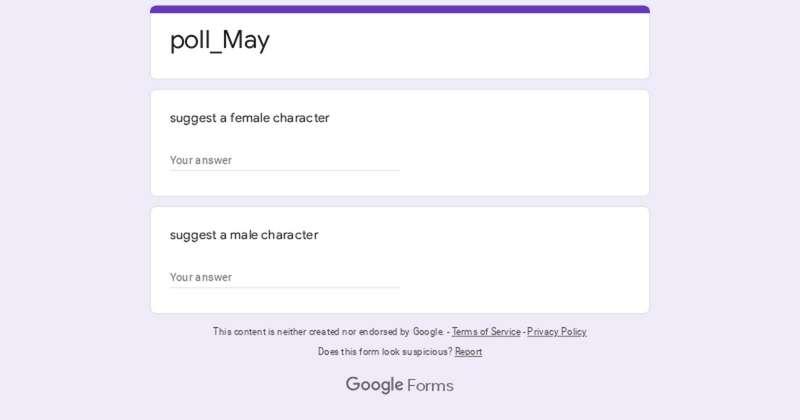character poll