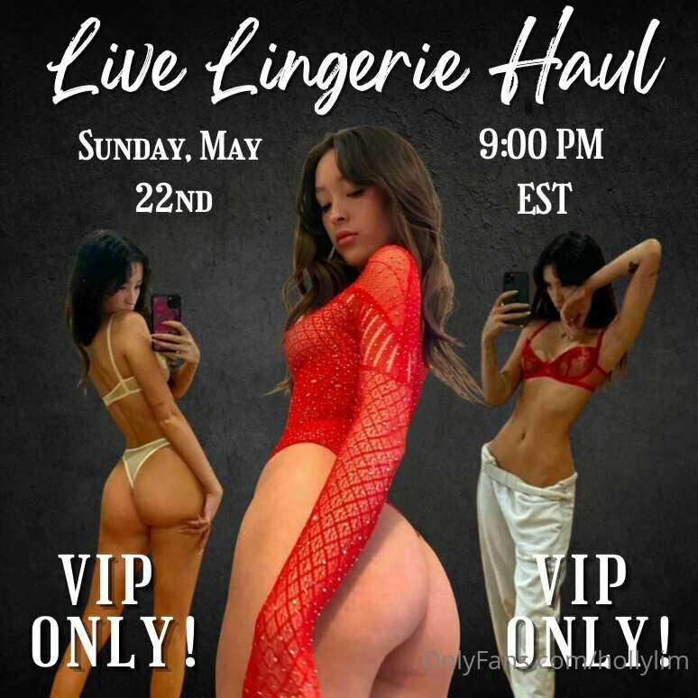 It's happening! This is going to be my naughtiest live yet. ..