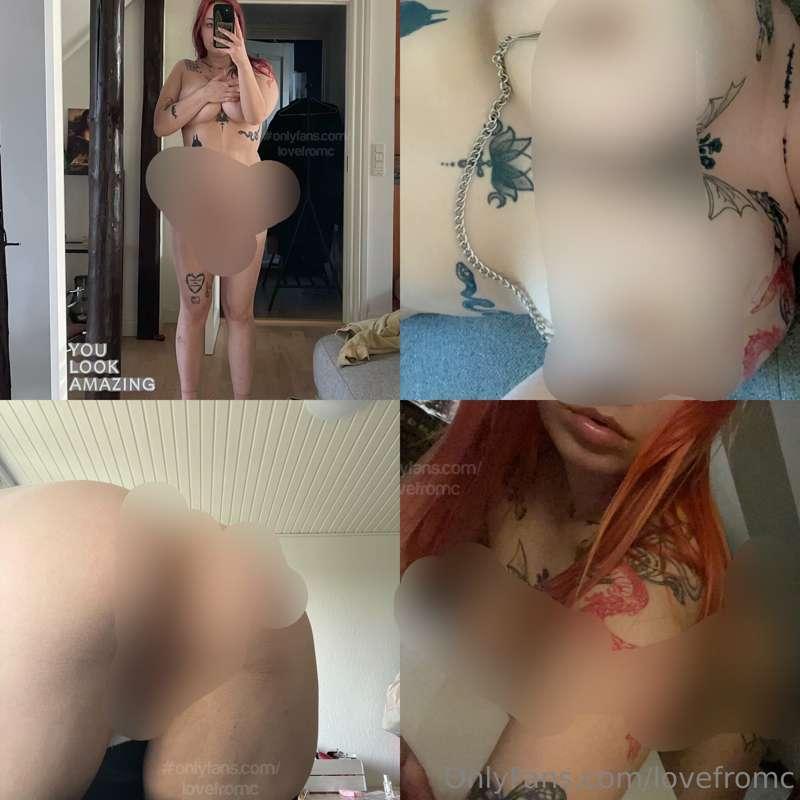 Album of 39 nude pics of every part of me 🤪🤍 bobs with clamp..