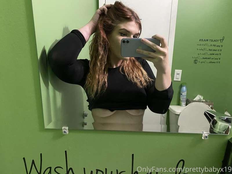 Tip me while I’m at work today and I’ll go to the bathroom a..