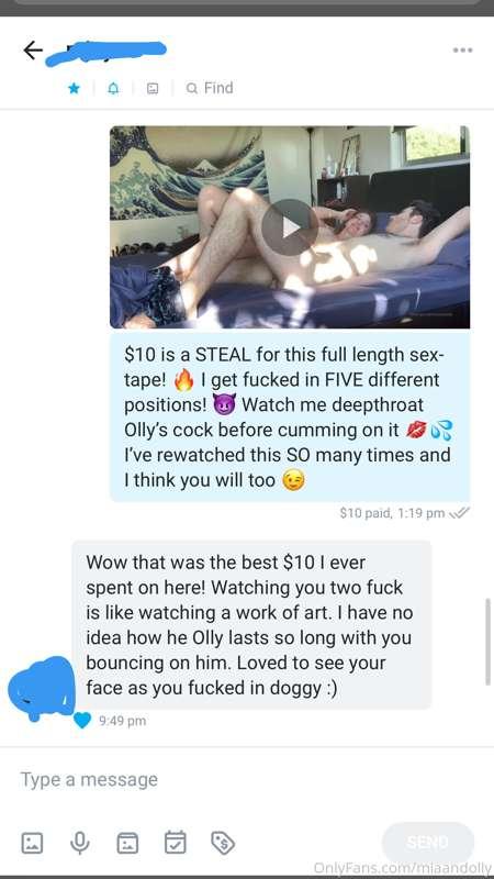 If you missed our $10 sextape sale, DM me x 
If you’re undec..