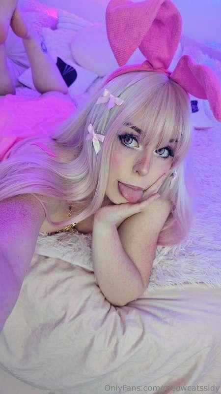  Soft, sweet, and just a little bad 🐰💜
