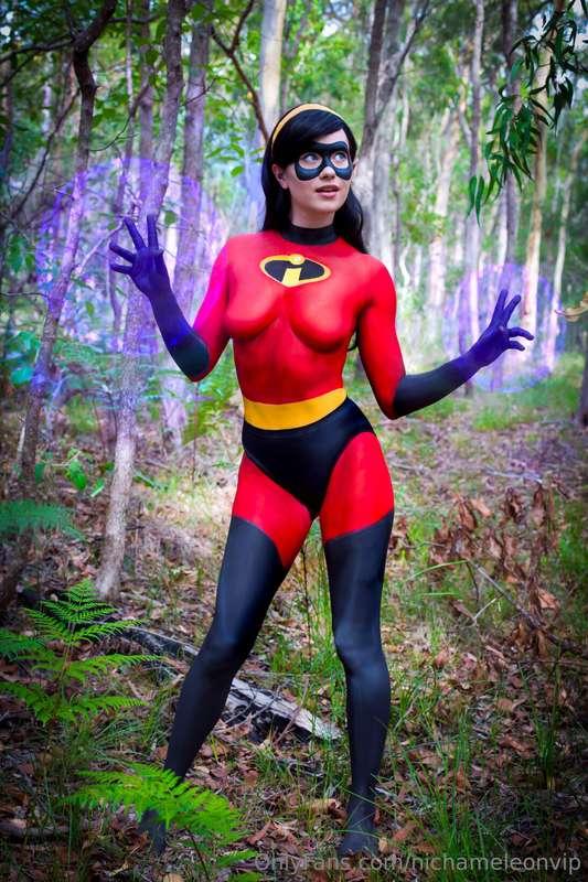 Flashback to my first ever full body paint! It looks like I ..