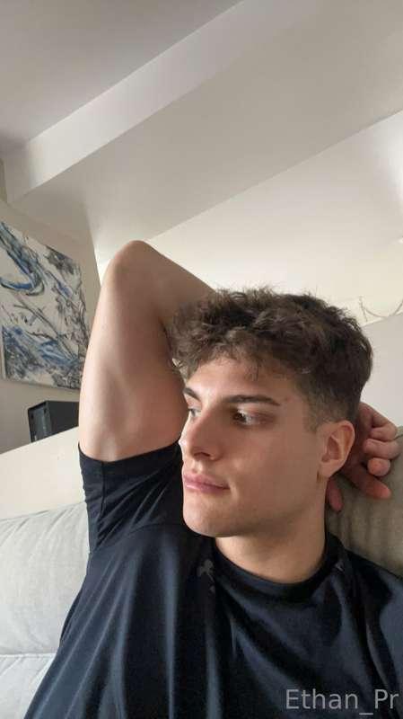Lounging after the gym