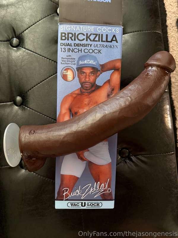 Final Boss? 🍆👀Brickzilla 13” dildo video on the way this wee..