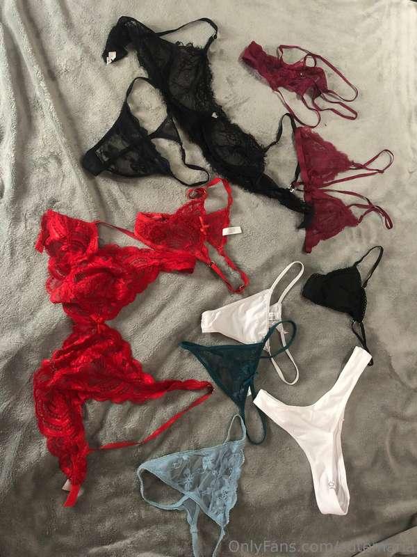 My lingerie collection ❤️🥰