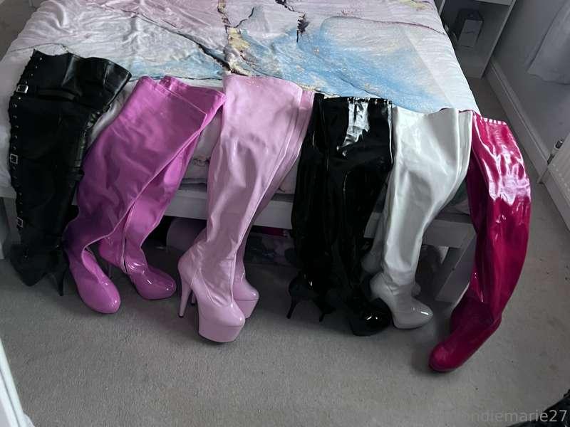 My boot collection …🥵
