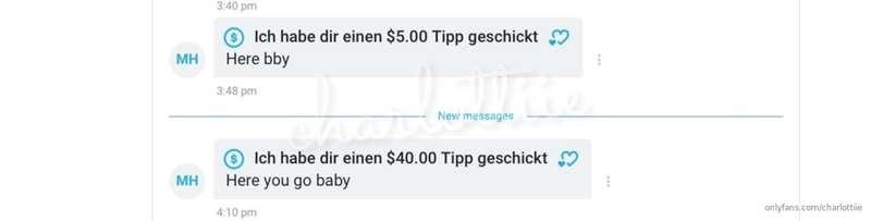 I love it when you guys tip me and it comes though in writin..