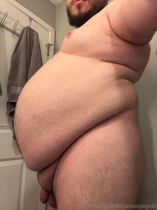 Grade A PorkCan’t get over just how much my belly is hanging..