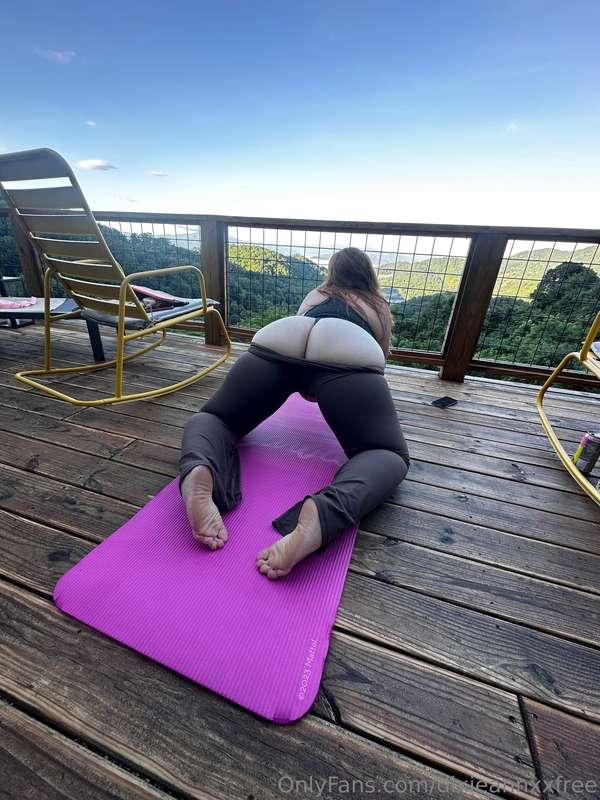 Do some morning yoga with me?