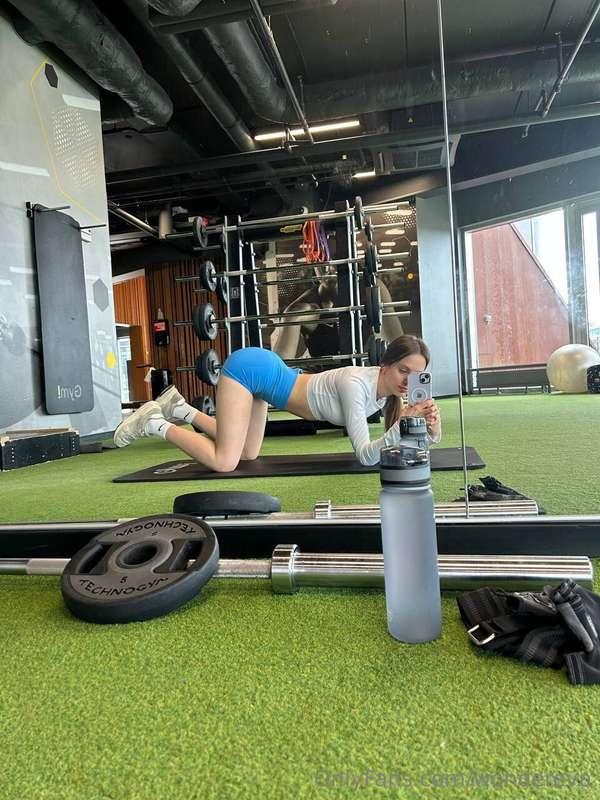 When I feel myself bad the best way for fix it — Gym ! 🩵
