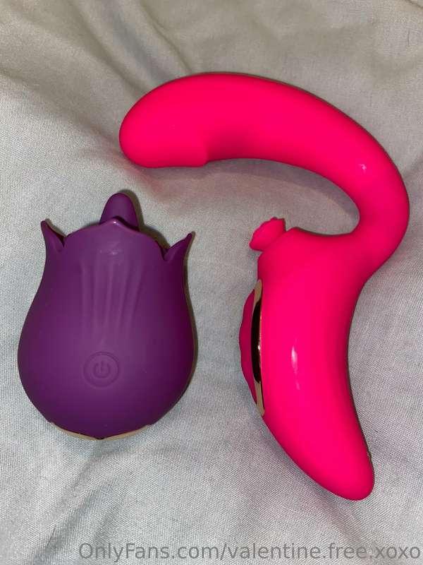 Which of my new toys should I play with first?🤭🌹