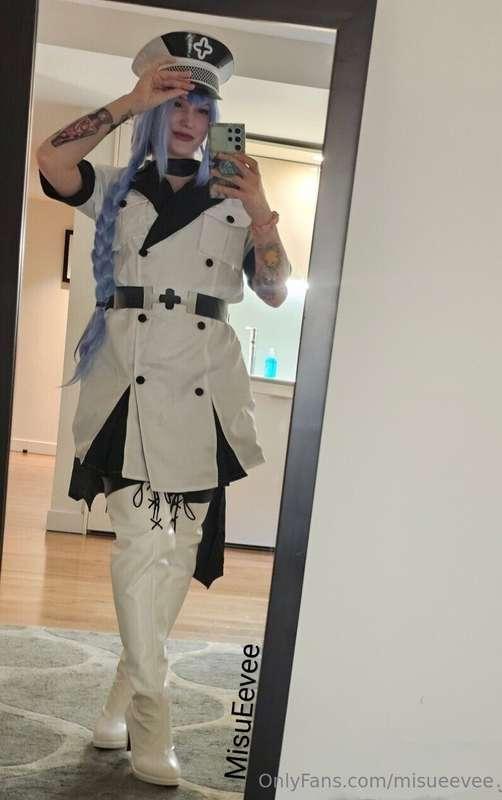 I have my General Esdeath cosplay and lots of latex with me,..
