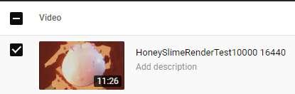 Video is almost there!