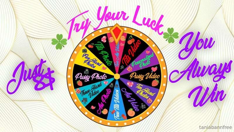 ***THE FUN WHEEL HAS ARRIVED!!!!*** 😈💦

With just $8 tip, yo..
