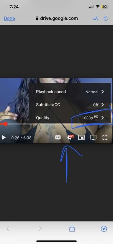 Btw y’all can change the video quality 