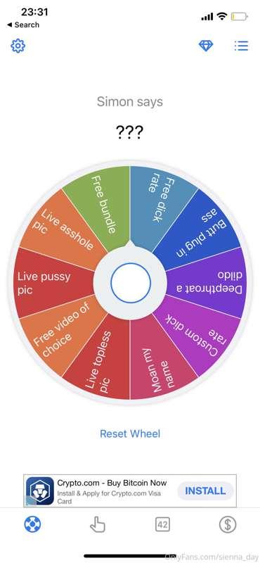 We playing Simon says tonight 😍 $10 a spin or 3 for $20 ❤️ Y..