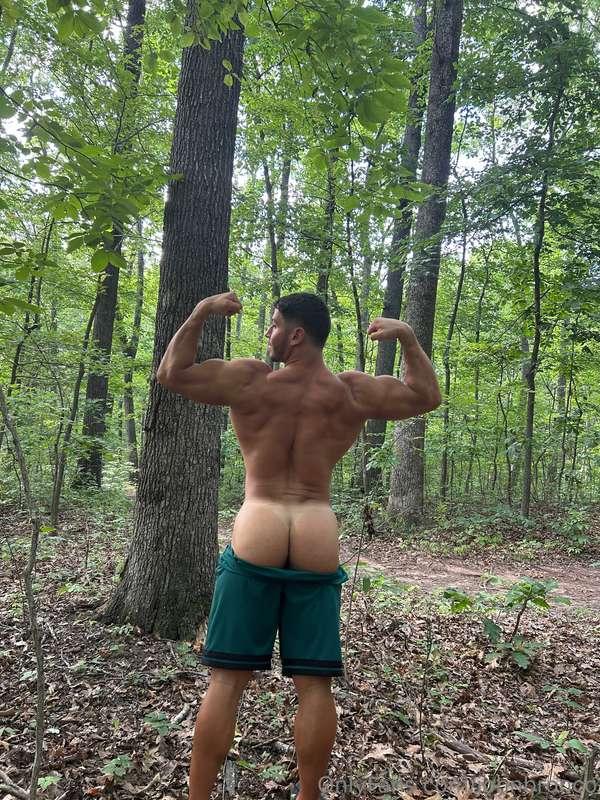 Anyone who wants to come and play with this ass in the woods..