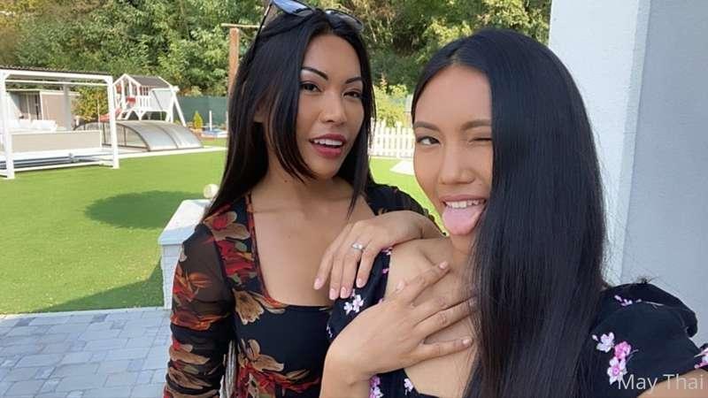 I’m with this Thai beauty 💖 wanna ask us a custom video? Tex..