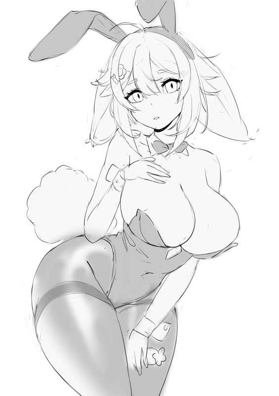 Bunny_Gif, Playboy suit : Sketch
