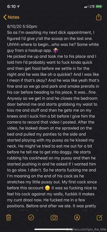 The story of last night