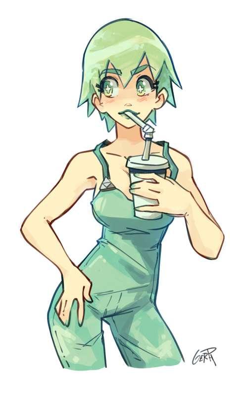 Mint wearing a fabulous outfit.