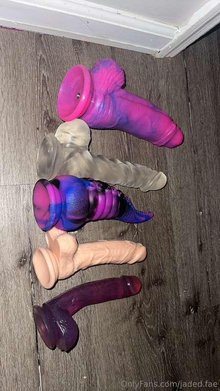 Haven’t shown off my collection in a while 😈 what toy would ..