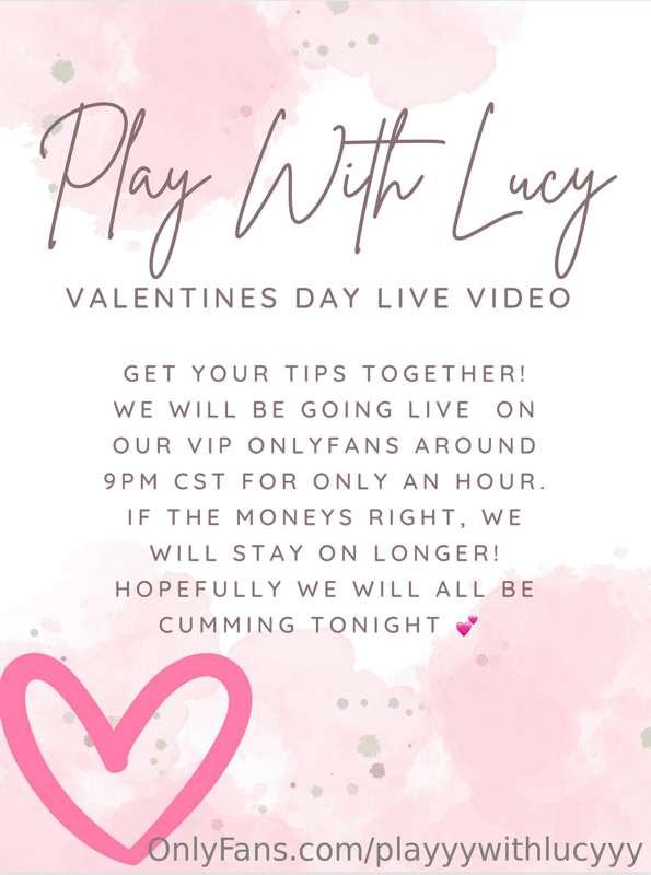 We hope to see you all on our live tonight on our VIP Onlyfa..