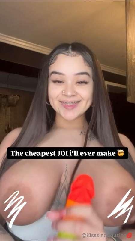 Cheap slutty joi for your cock😈 @val2legit